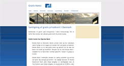 Desktop Screenshot of dk.gratis-konto.com